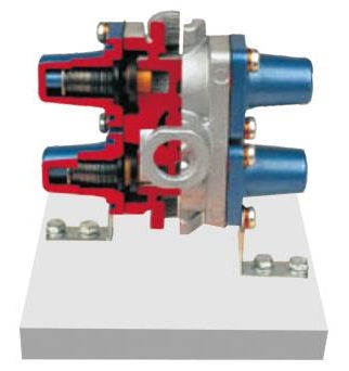 四位油路关闭阀解剖模型
